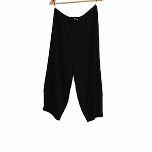Kleen Black Ribbed Tencel Lantern Pants